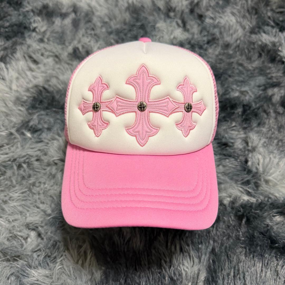 帽子 SUPPLIER Cross Leather Patch Mesh Cap