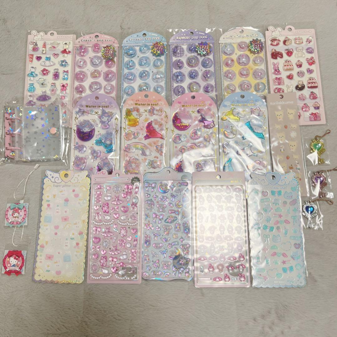 ボンボンドロップシール サンリオ ウォーターインシール カプセルポップシール