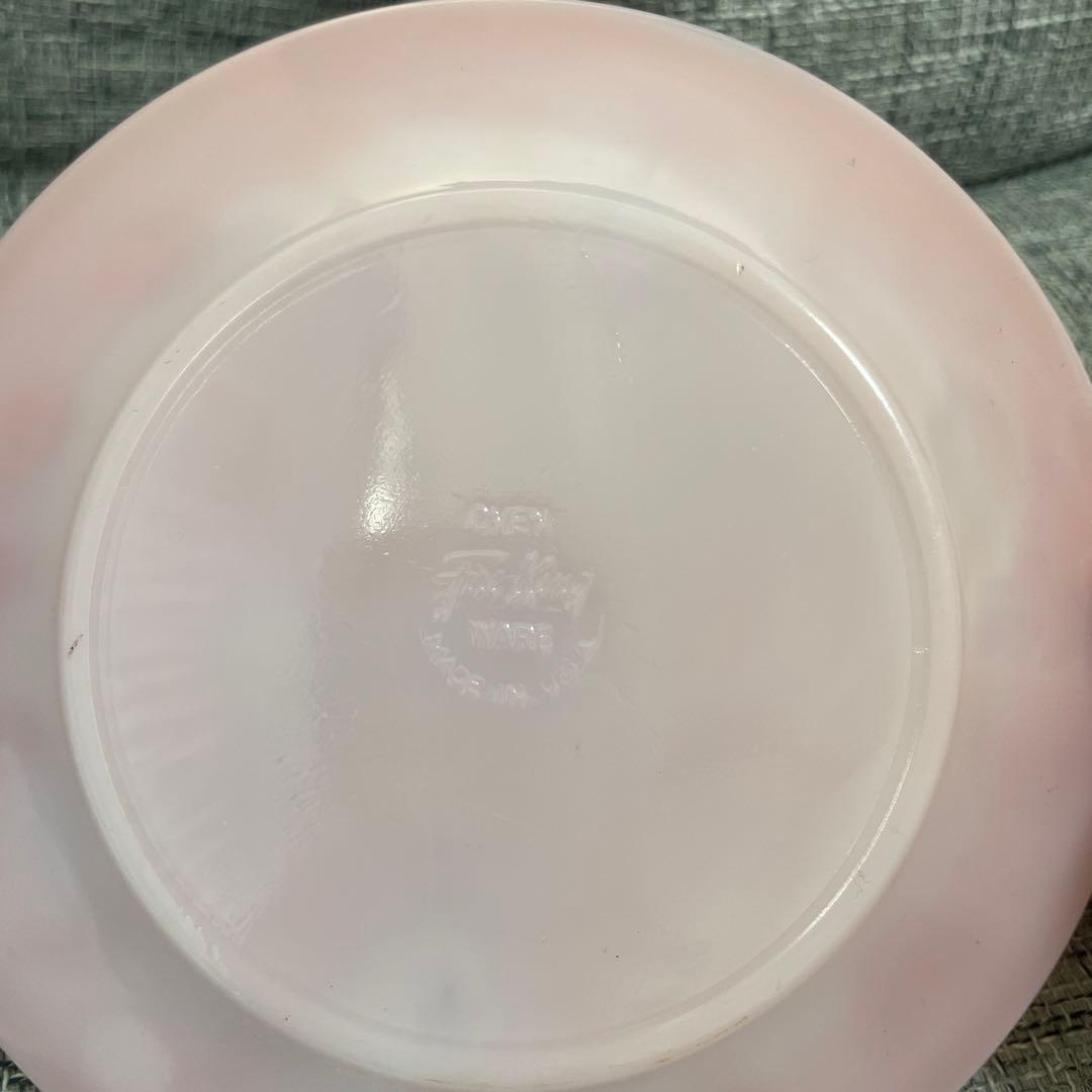 美色 ファイヤーキング ローザイト サラダプレート ピンク