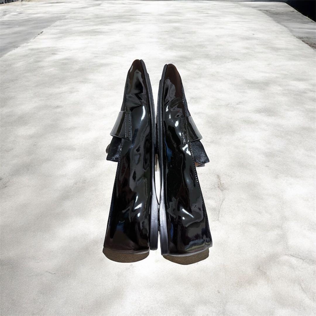 未使用⭐︎FABIO RUSCONI ローファ（ブラックコンビ）ハラコ　37