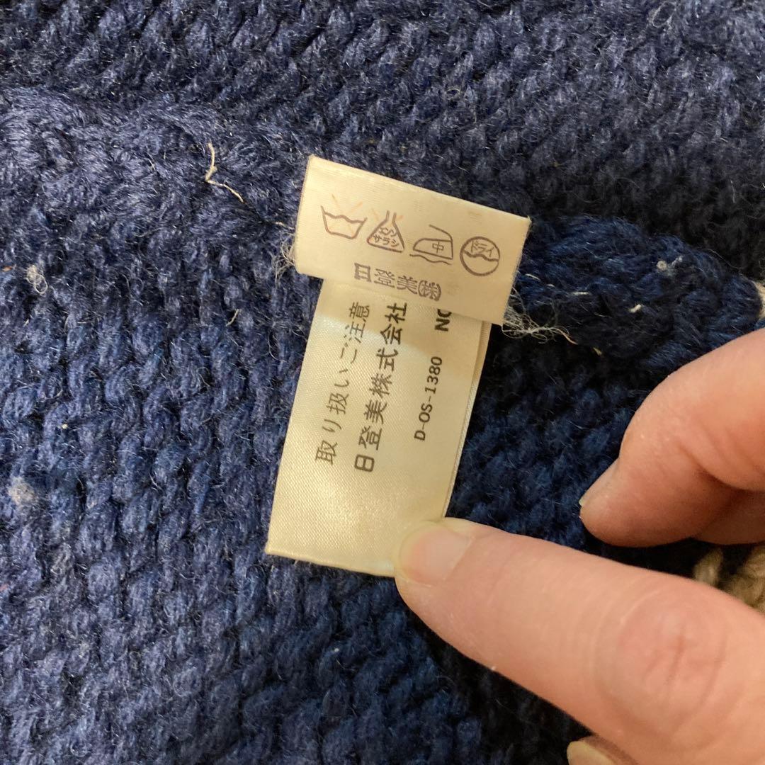 CHAPS RALPH LAUREN ジップアップニットセーター　Ｌサイズ