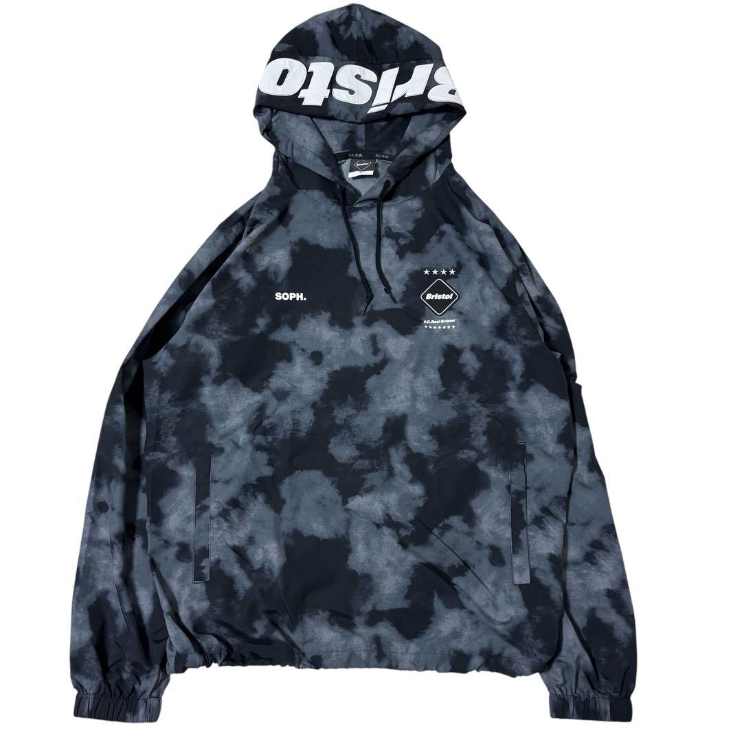 ウェア fcrb LOGO APPLIQUE PULLOVER HOODED