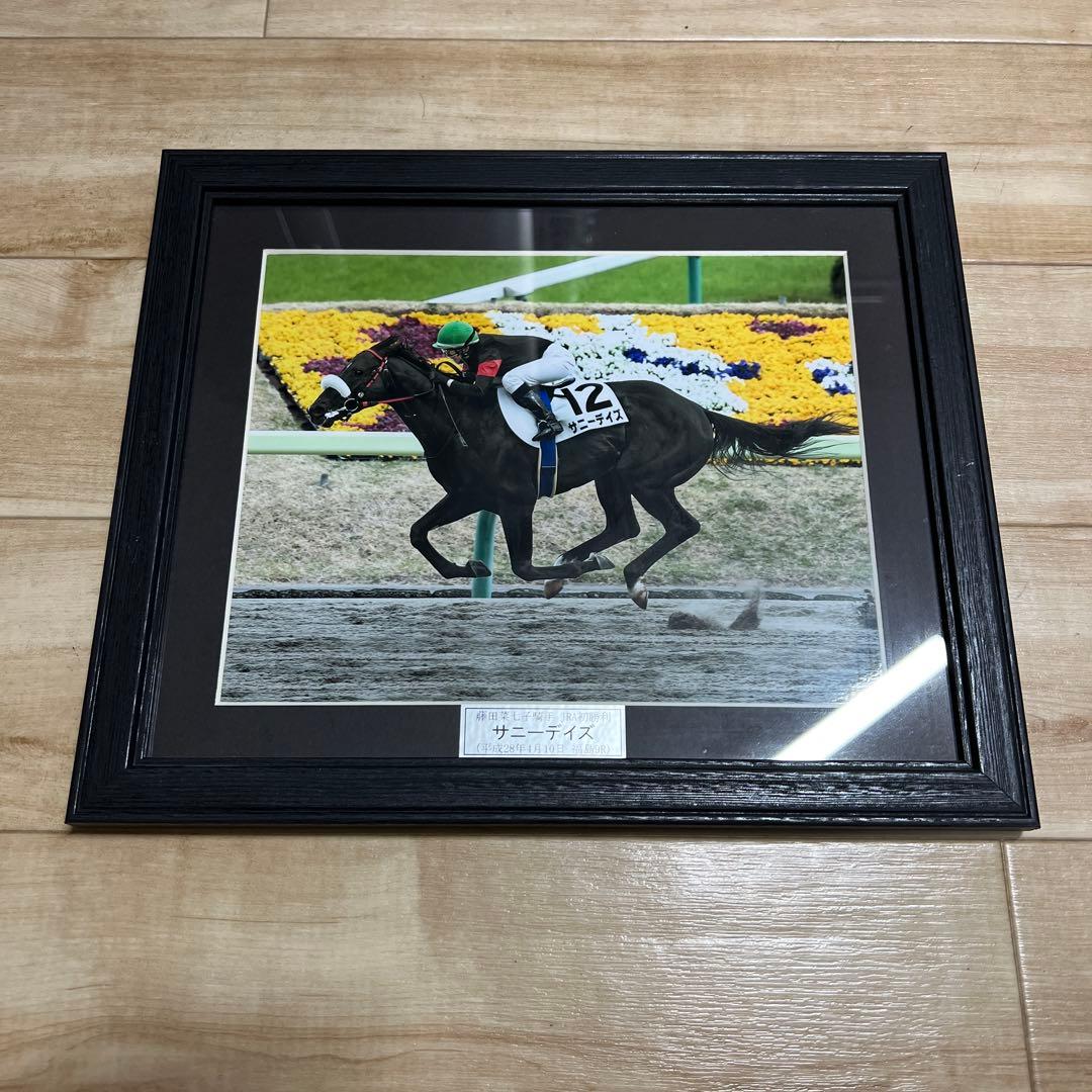 藤田菜七子騎手×サニーデイズ 額装写真パネル