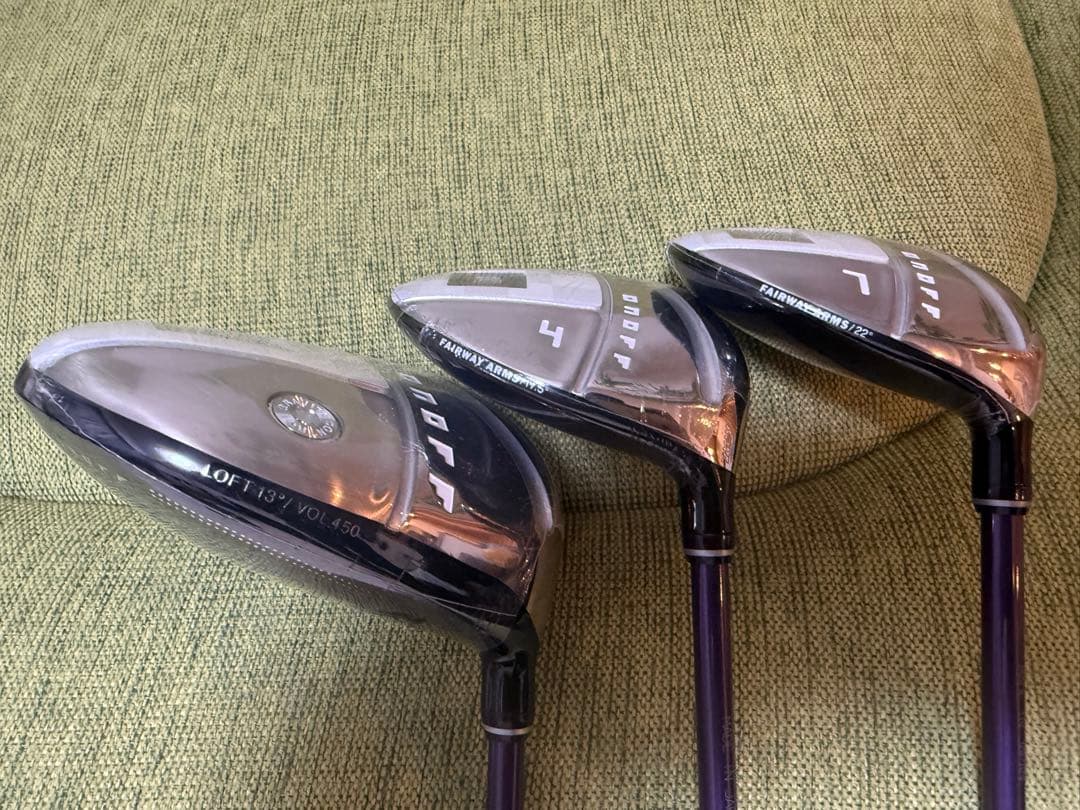 オノフ レディース2023 ドライバー　ウッド3本セット