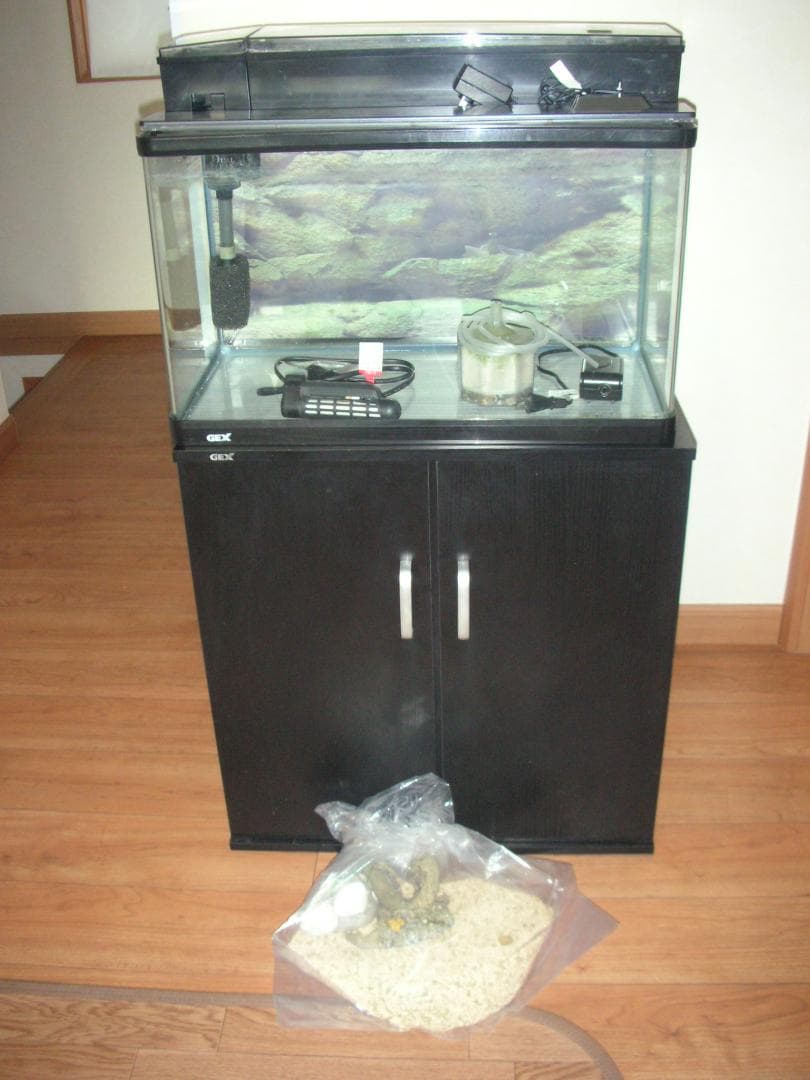 GEX ６０㎝　水槽台付　セット一式
