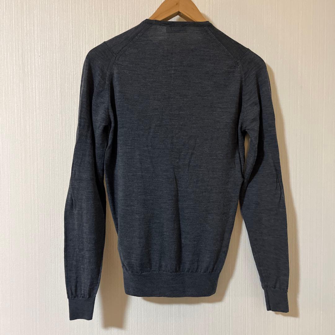 JOHN SMEDLEY ダークグレー セーター S