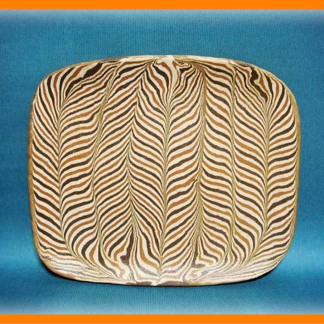 446『練上手 皿』　/骨董品 古美術 古玩 アンティーク