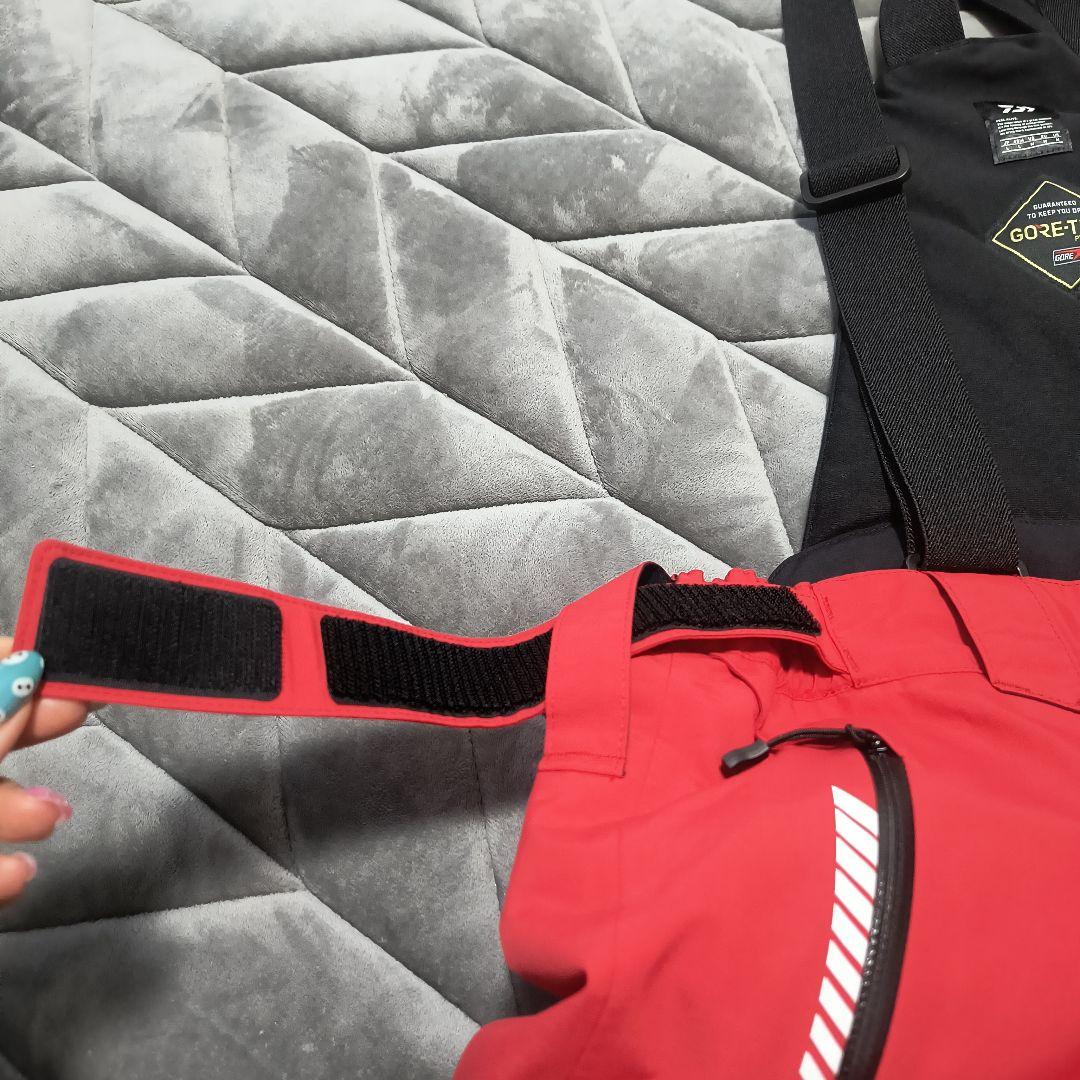 ダイワ　dw-1308 ゴアテックス　ズボンのみ　レッド