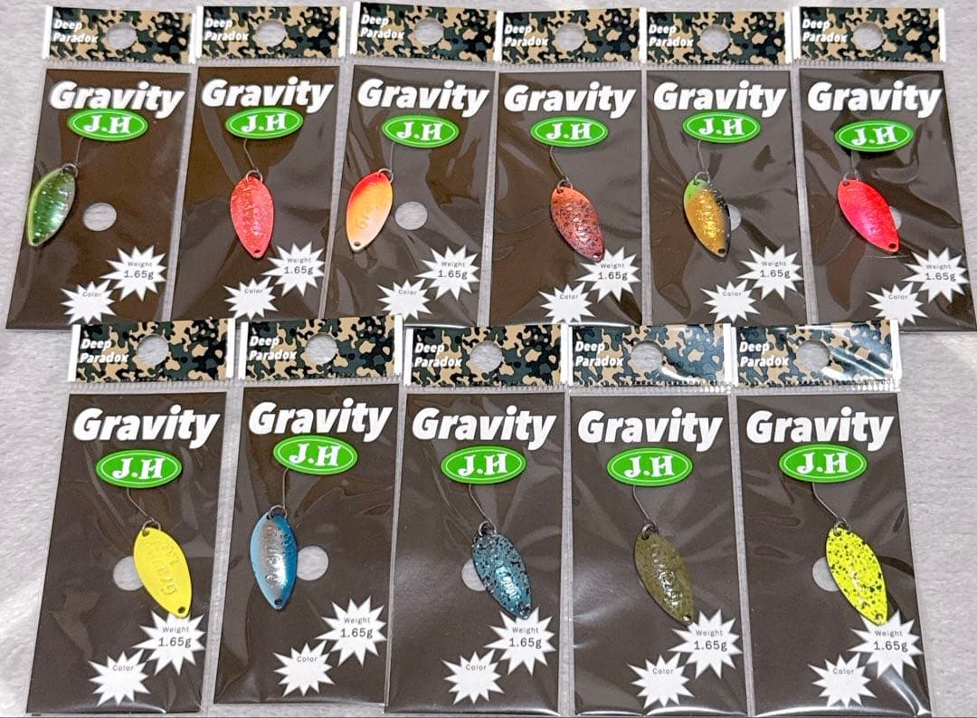 【新品未使用】グラビティー 1.65 城峰オリカラ 全11色アソートセット