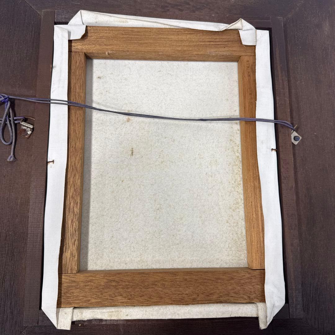 ドガ ドビニ嬢 レプリカ 複製絵画 F3号 額装 木製装飾額 インテリア