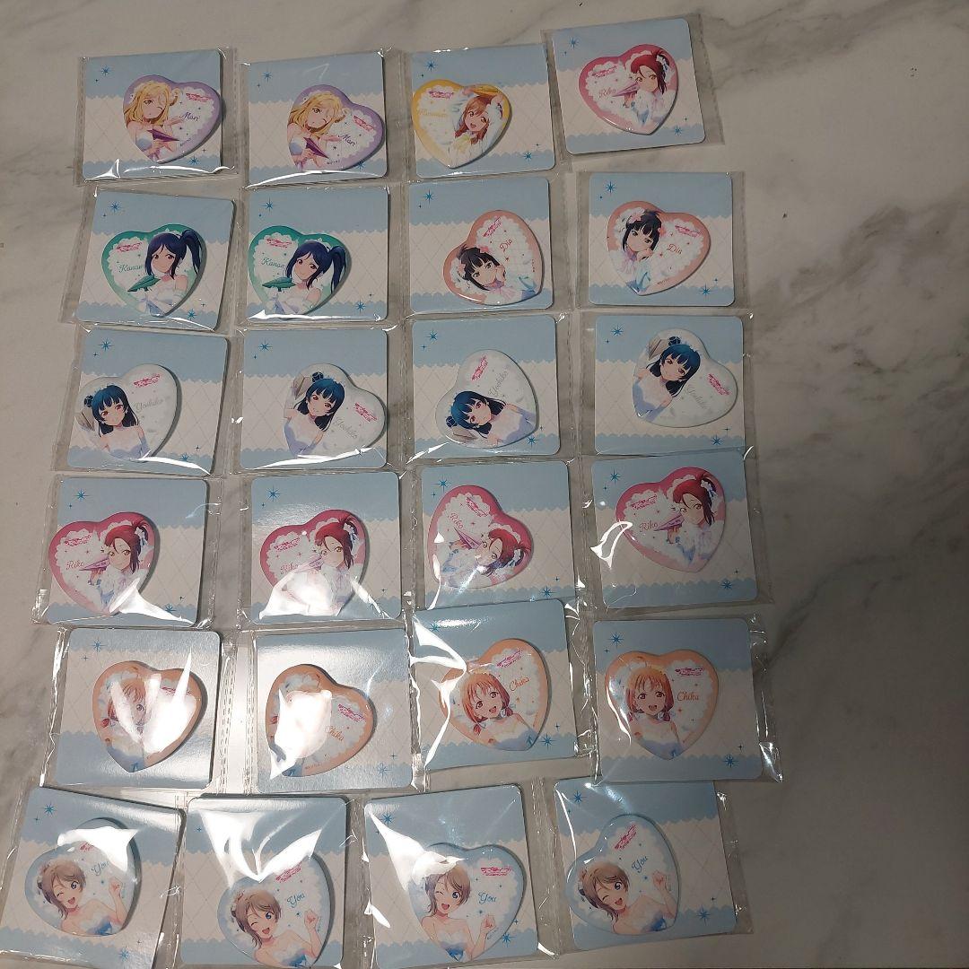 ラブライブ ハート型缶バッジ モーリーファンタジー限定