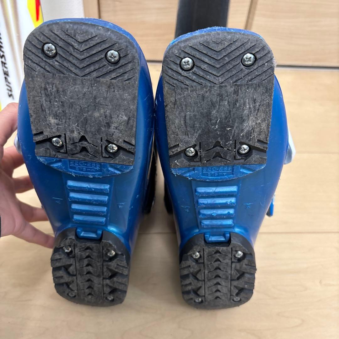 男の子　ジュニアスキーセット　head 117cm 22-22.5cmブーツ付