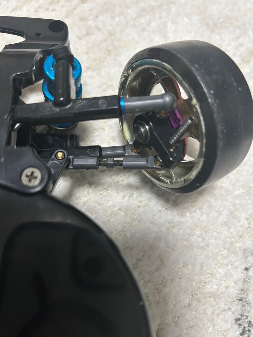 パープル ドリフトカー カーボンファイバー