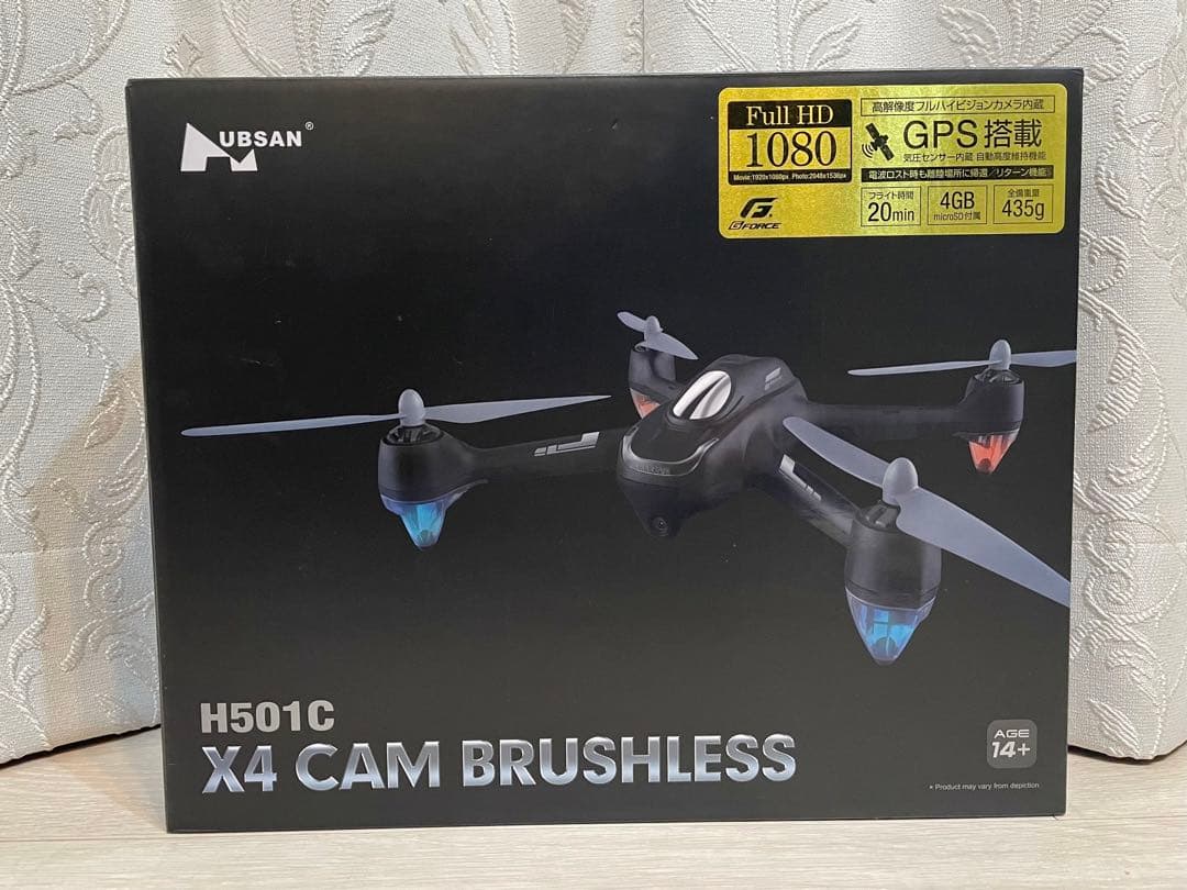 ジーフォース Hubsan X4 CAM BRUSHLESS GPS搭載