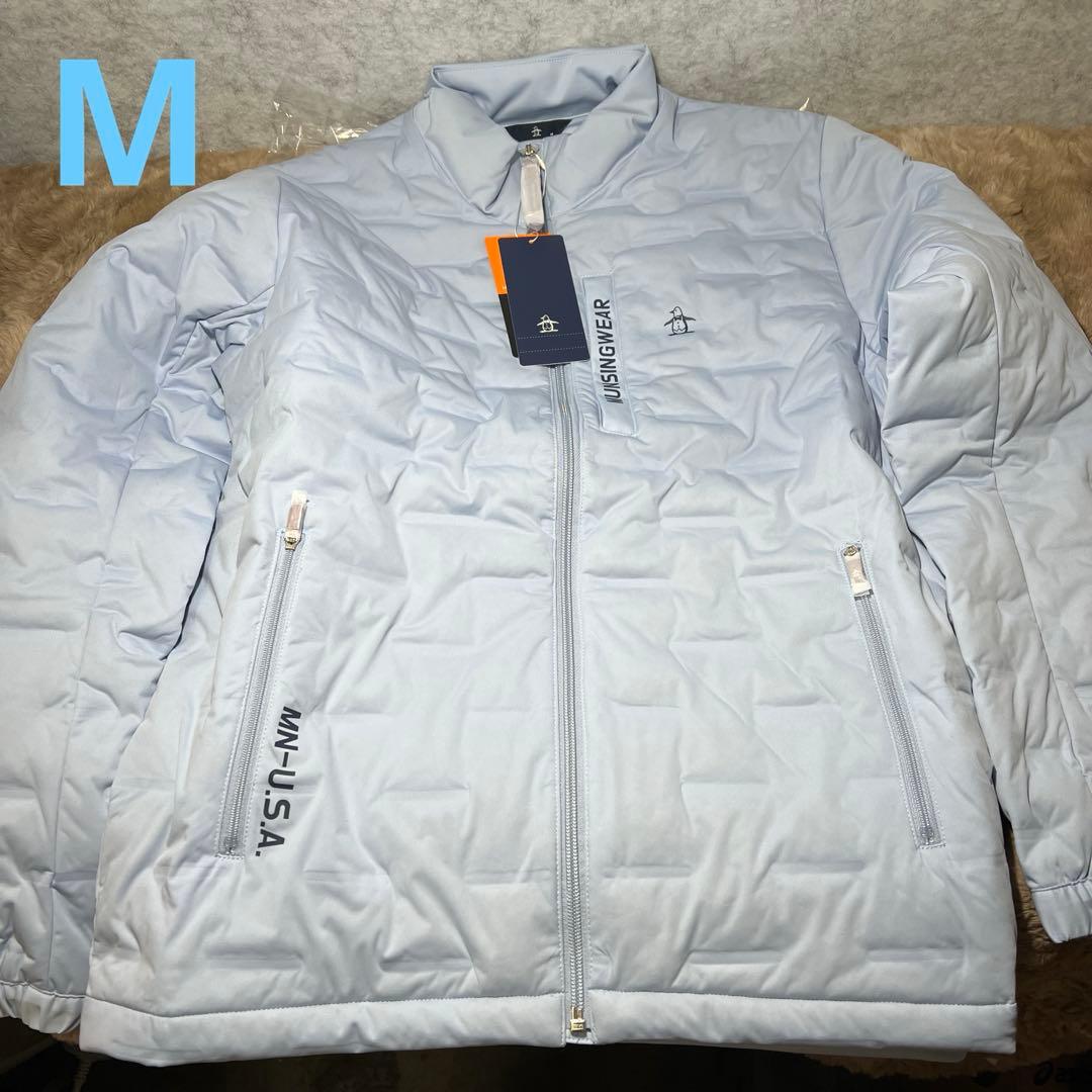 マンシングウェア ブルゾンストレッチ 撥水 防風 ヒートナビ 軽量 ゴルフ