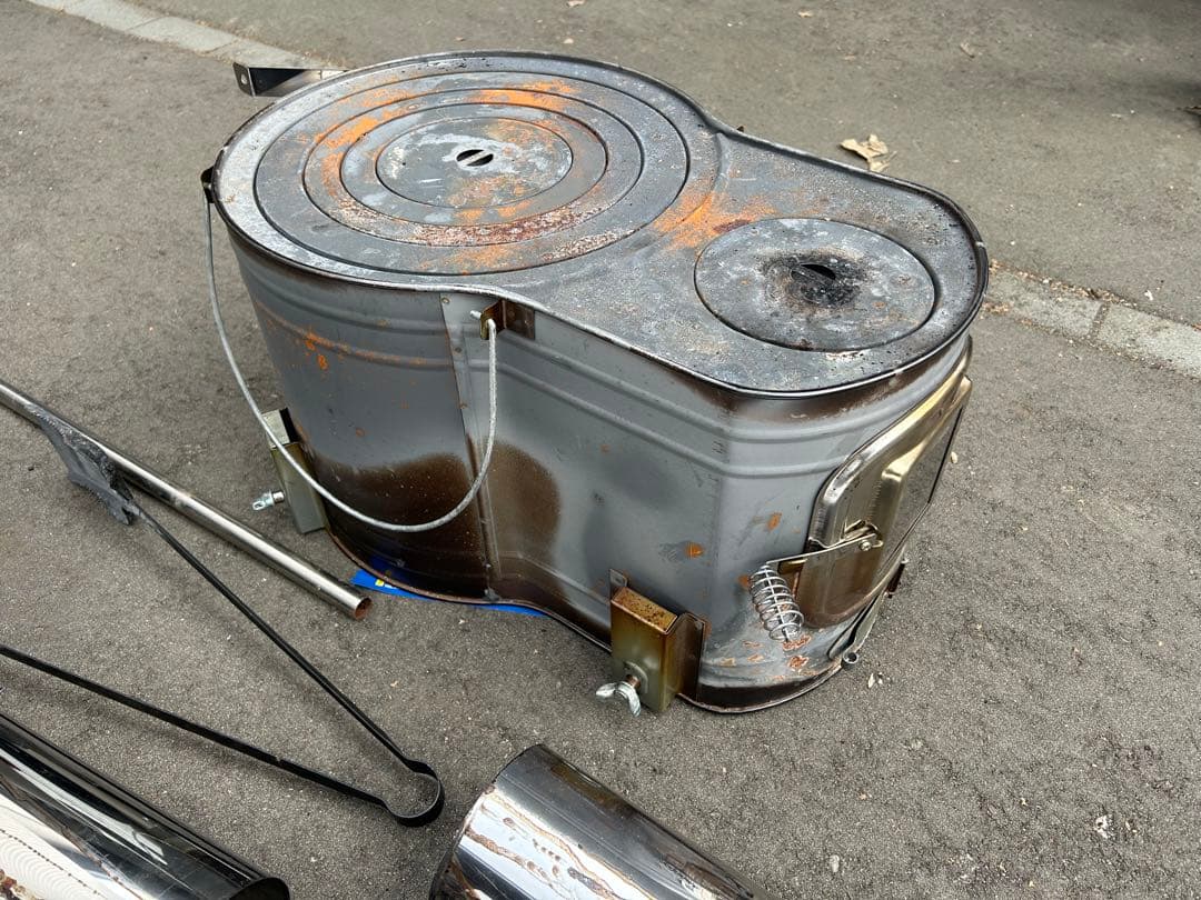 本間製作所　薪ストーブ APS-52 セット+追加部材＋幕避け等