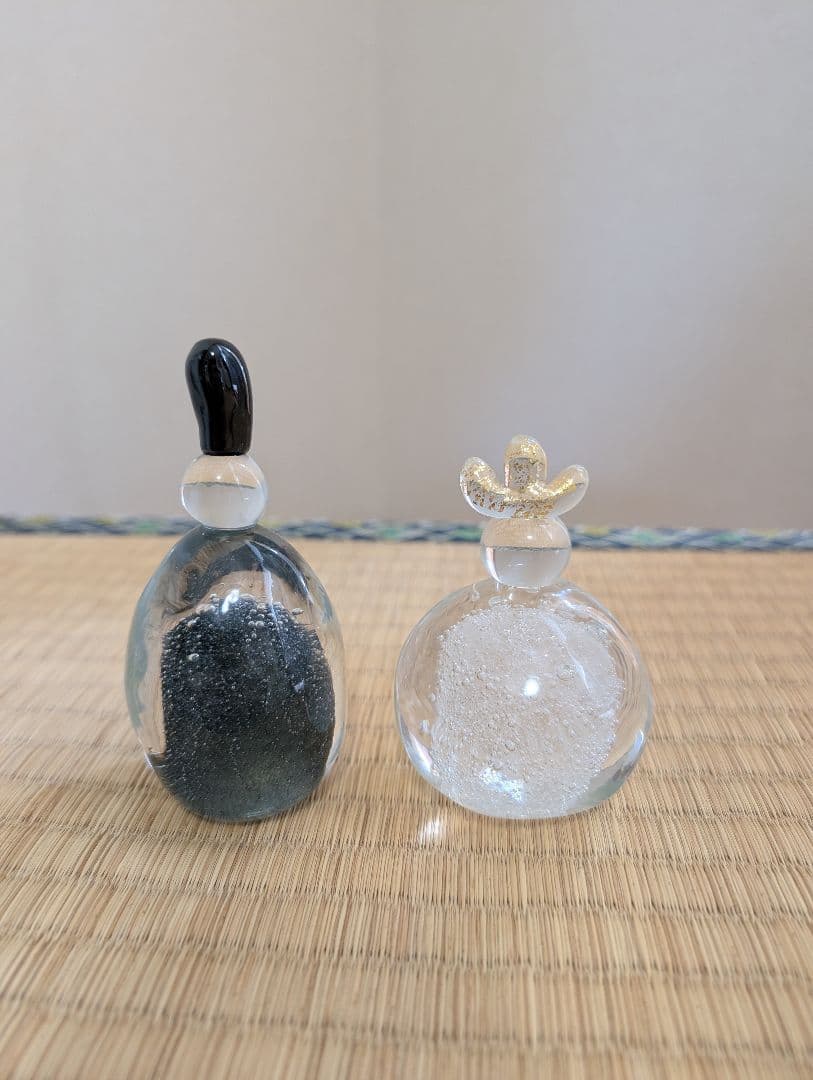 【SALE】ガラスのお雛様（ワタナベサラさん）【2月15日までの出品】