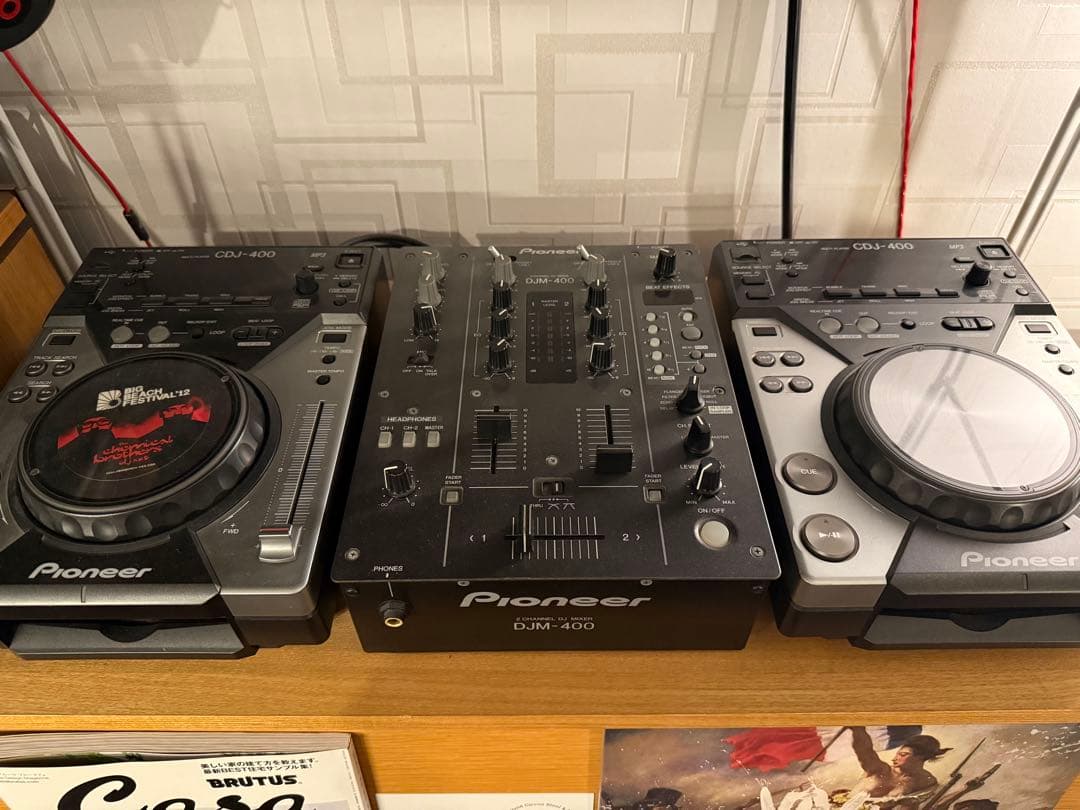 Pionner CDJセット cdj-400/djm-400