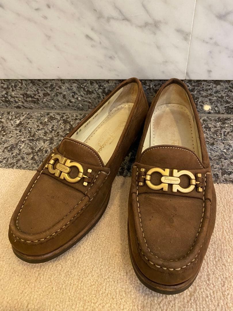 トッズ ローファー 36 1/2 TOD's ブラウン