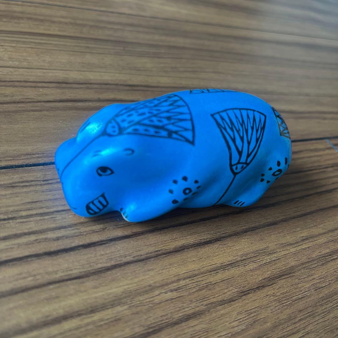 青いカバ　メトロポリタン美術館　エジプト埋蔵レプリカ