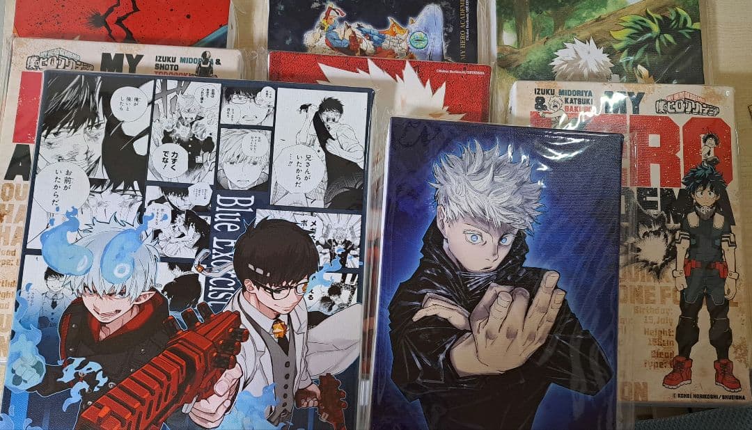 ジャンプショップ　アートボード　セット　青の祓魔師　ヒロアカ　五条