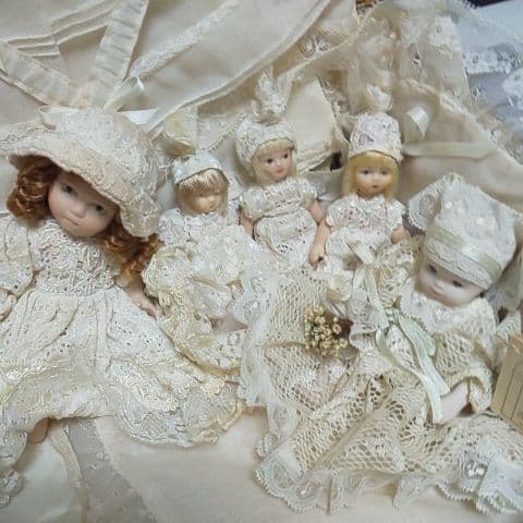 た*う様 【最終値下】アンティークバスケットドールセット