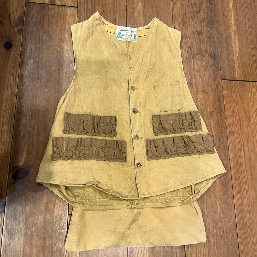 ヴィンテージ　50.60sハンティングベスト