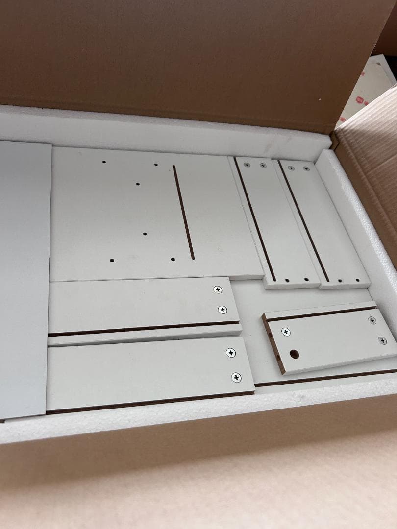 ホワイトドレッサー・鏡台 訳あり品　写真をご確認 1021-②