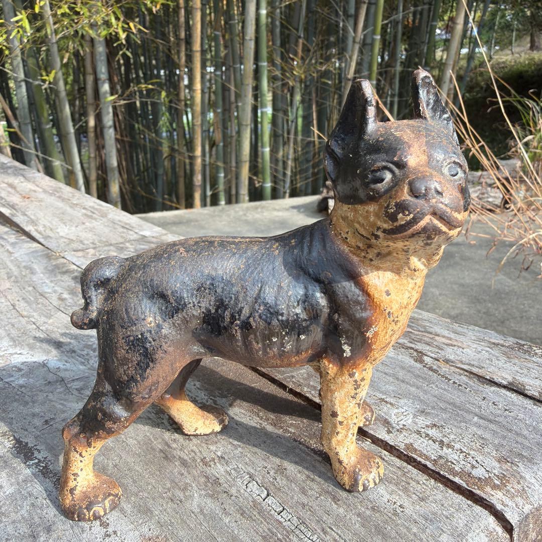 超レア　アンティーク　30s ボストンテリア　バンク　ヴィンテージ　貯金箱