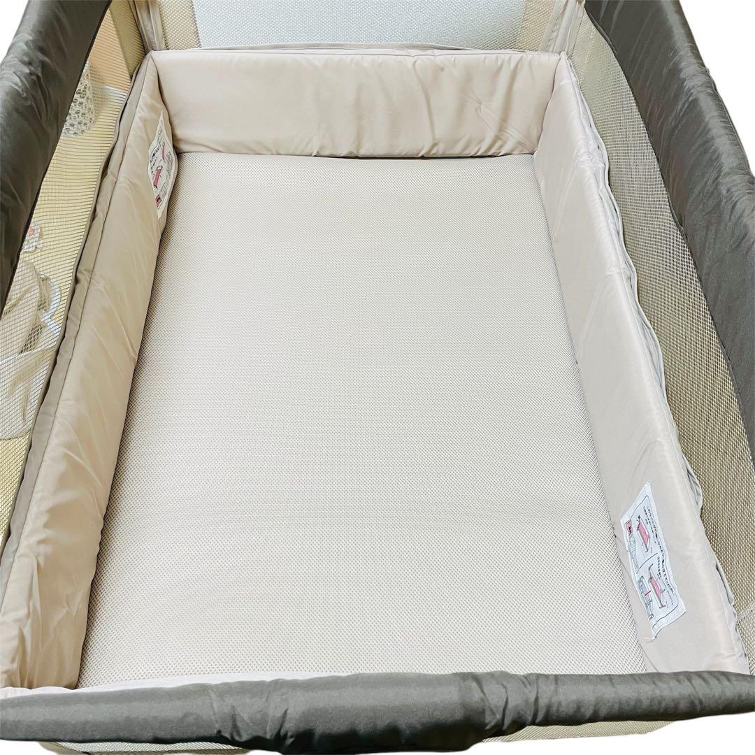 【美品】Apricaアップリカ ココネルエアー ベビーベッド ココア