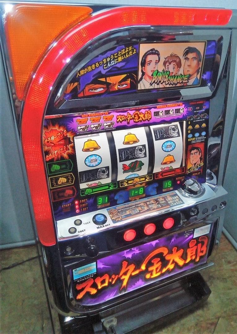 【パチスロ実機】ロデオ★スロッター金太郎RX【不要機付】４号機・レア