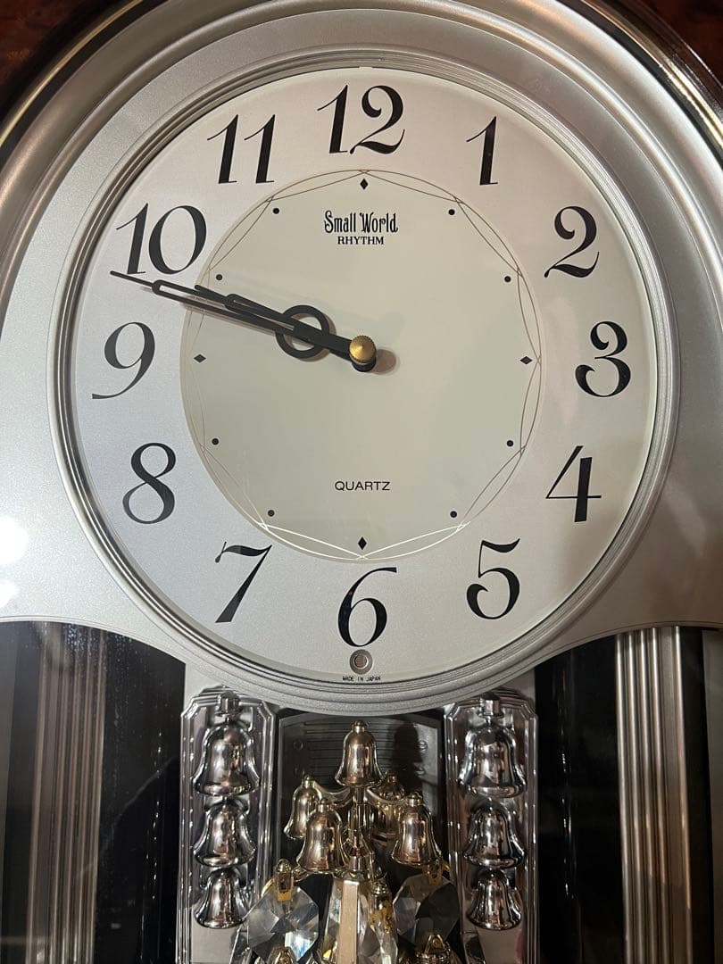 Small World アーチ型クォーツ時計　アンティーク　4MH739