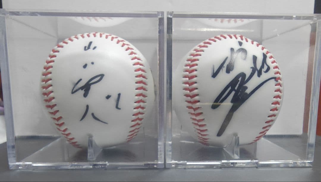 東京ヤクルトスワローズ 村上宗隆 山田哲人 直筆サインボール 2個セット おまけ