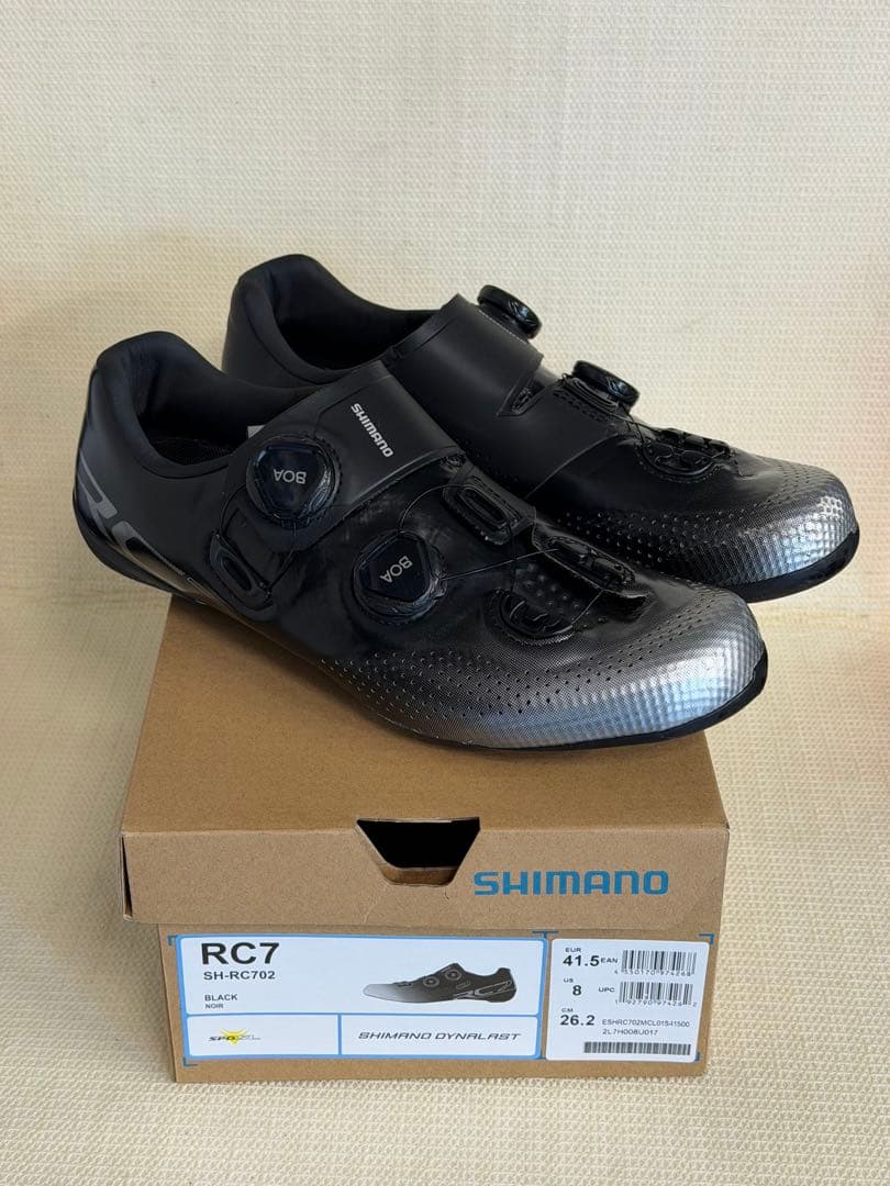 シマノRC7 41.5(26.2cm)BOAダイヤル カーボンソールシューズ