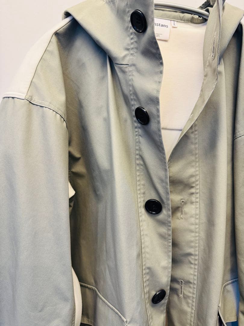 ナゴンスタンス3LAYERED CO POPLIN コンビhooded coat