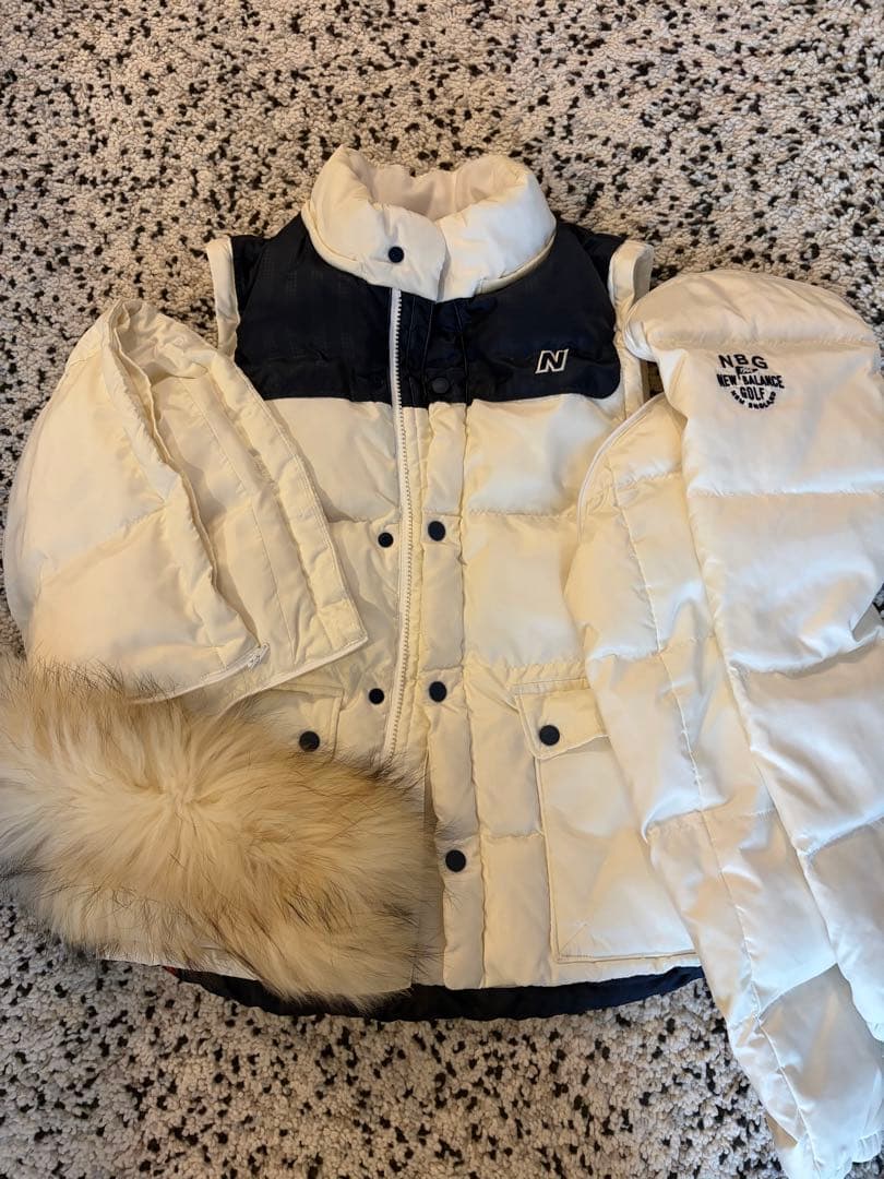 New Balance Golf ダウンジャケット　美品　ベストにも　6way