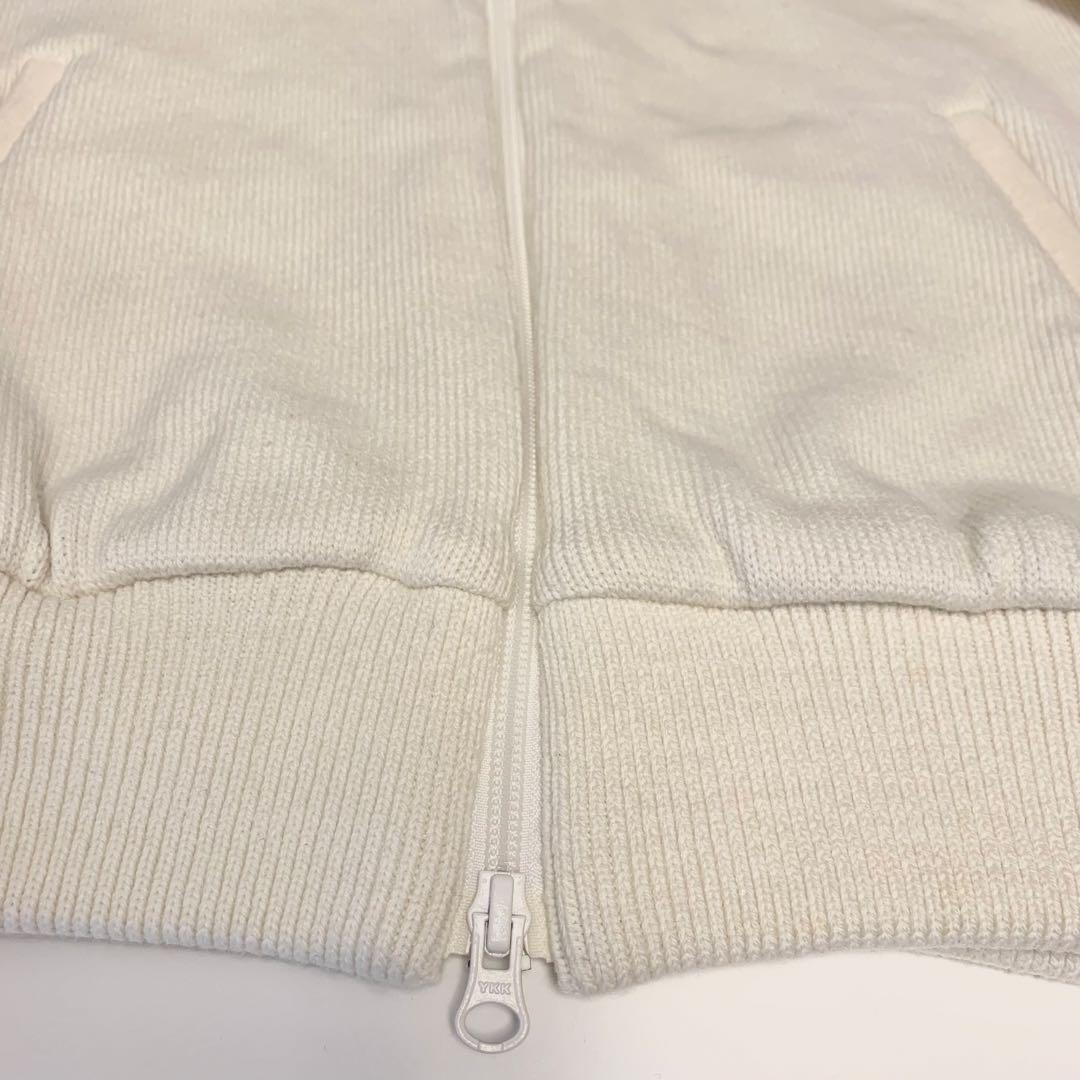 パーリーゲイツ ニットブルゾン 裏地付き ウール混 メンズ 4/M