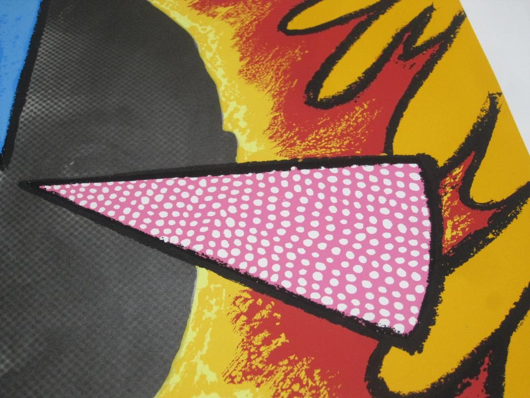 ▲山本 寛斎 さん ポートレート リトグラフ 版画 37/150 104×75