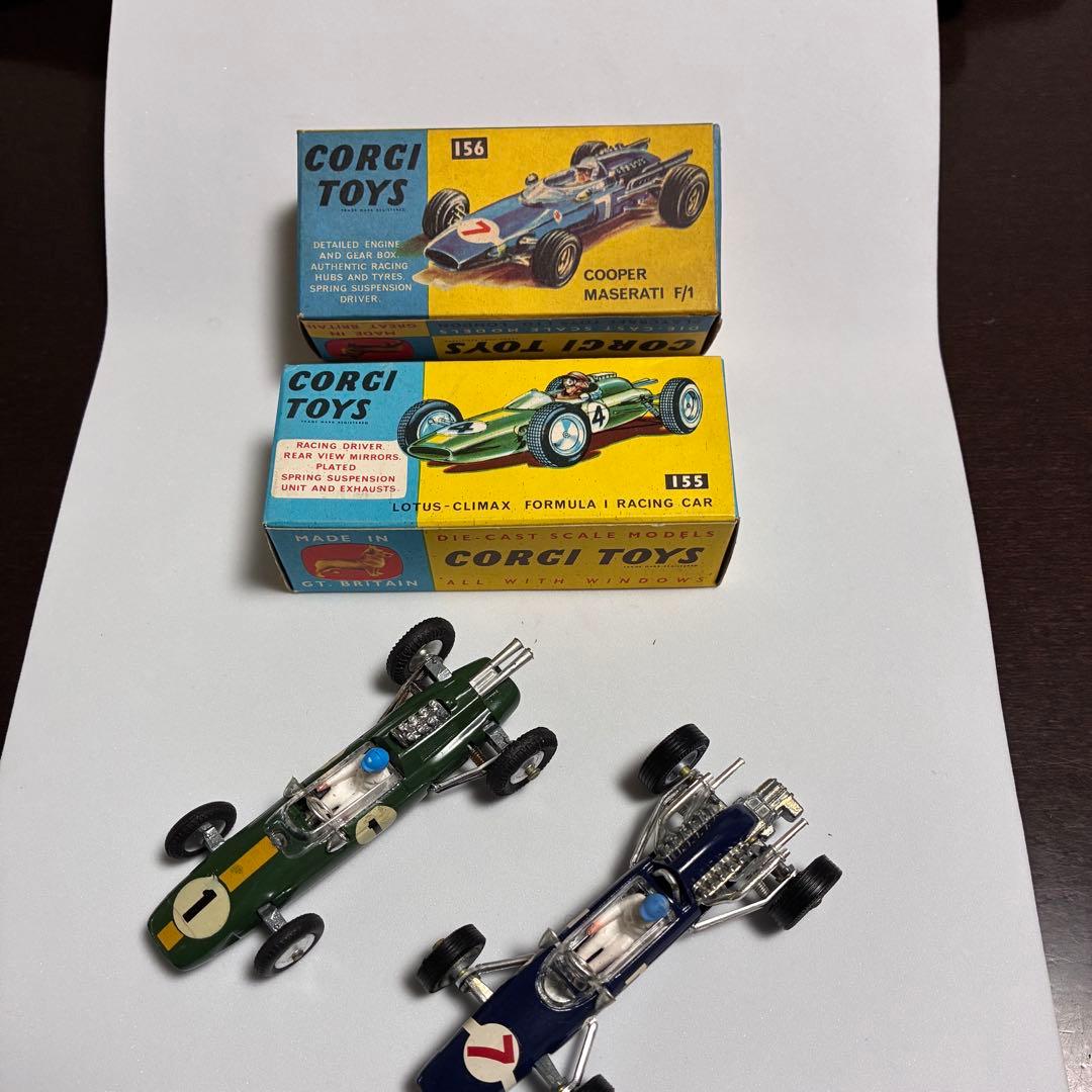 【希少】CORGI TOYSロータス・クライマックス＆クーパー・マセラッテイF1