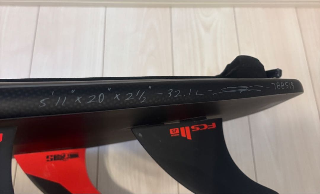 早い者勝ち！JS XERO CARBOTUNE 5’11 JSトライフィン付！