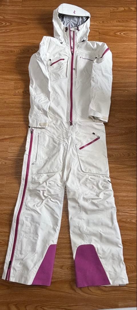 スキー、ボード、ウェア、ホワイト、パープル
