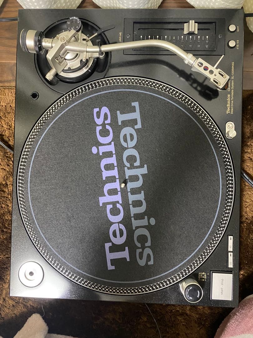Technics SL-1200 mk5Gターンテーブル 黒 カバー付き
