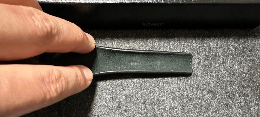 Romeo no.3 イタリアングレー 太軸　未使用品