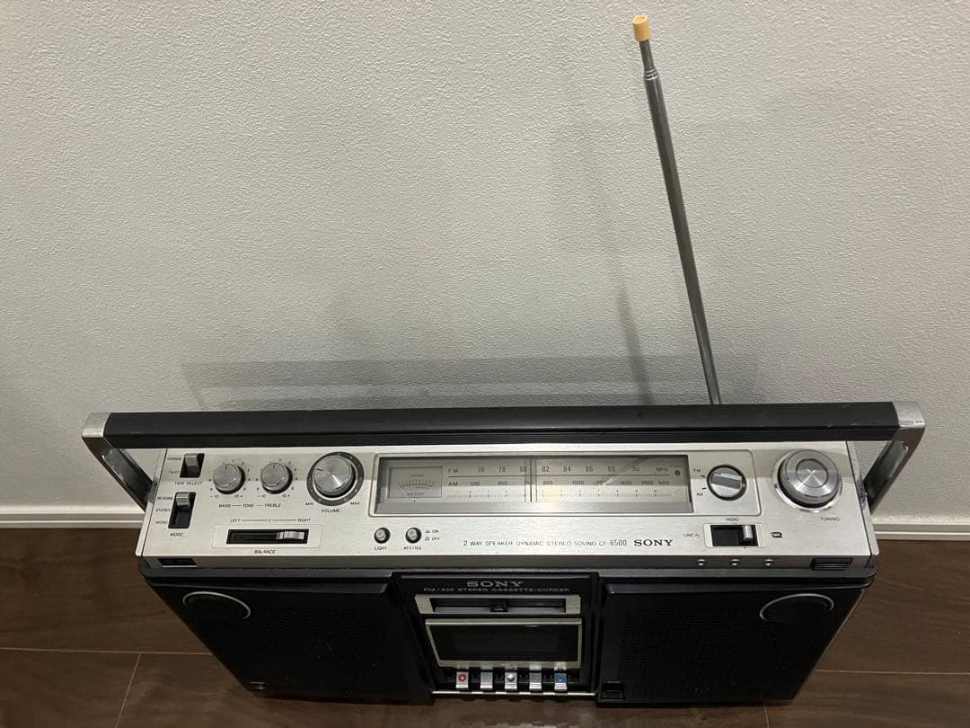 SONY CF-6500 ジルバップ　ラジカセ　オマケ付き
