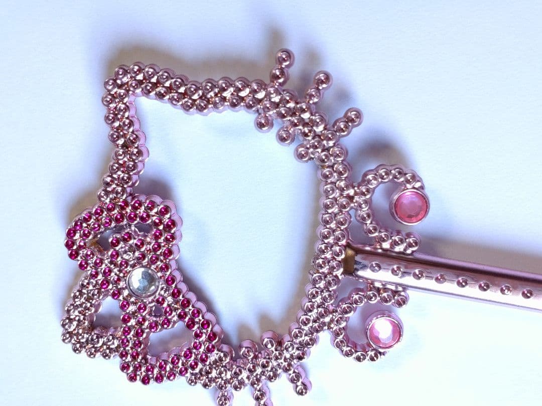 ハローキティ 杖 ステッキ キラキラ ラインストーン ピンク 平成レトロ