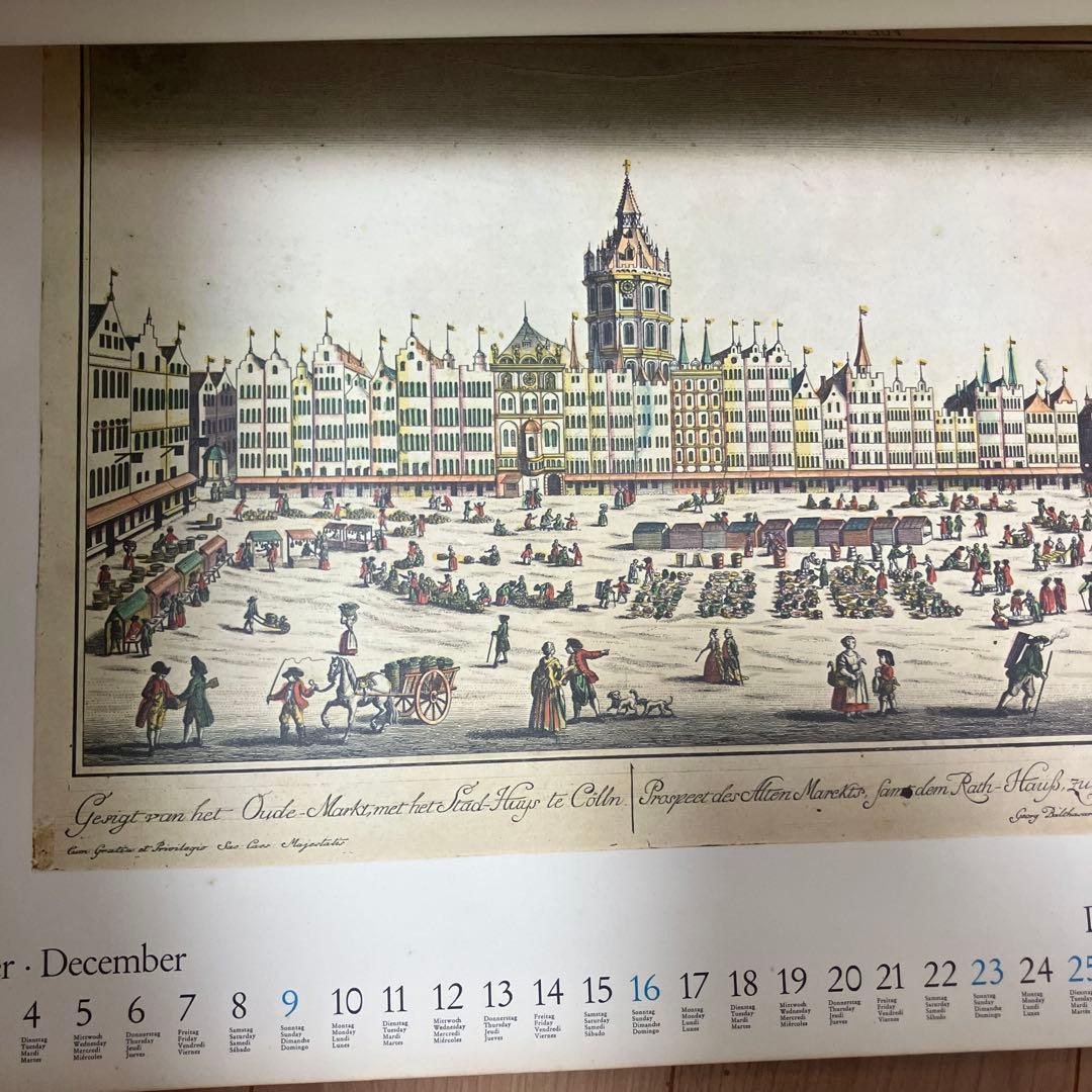 超希少　1973年　ドイツ複製画コレクション　カレンダー