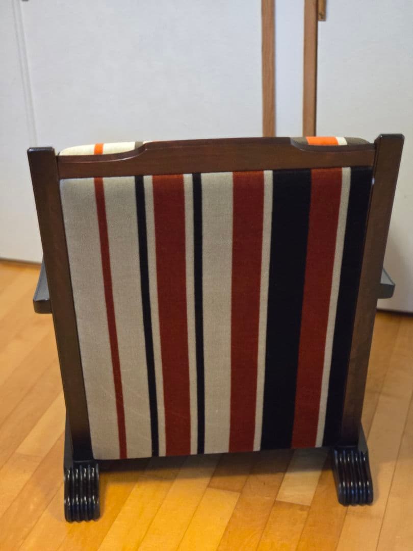 ～5/11最終お値下げ☘️モリシゲ ヴィンテージストライプチェア 一人掛け