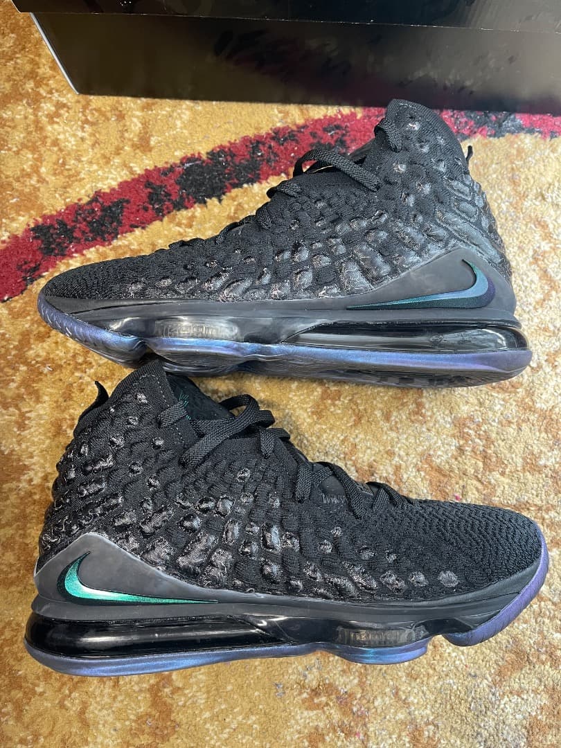 シューズ(男性用) Lebron XVII Black Noir