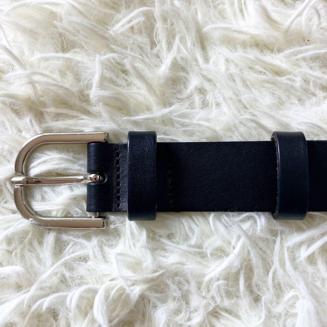 【希少型】COS レザー ベルトバッグ ブラック