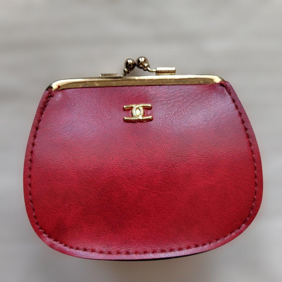 シャネル　CHANEL　ノベルティ　ケース　小銭入れ　がまぐち財布
